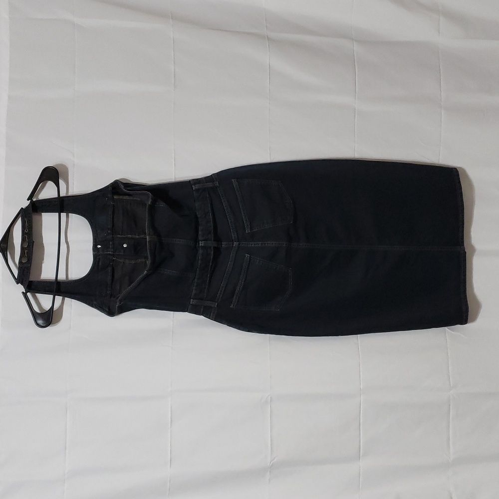 Universal Thread Women's Midi Halter Denim Dress. Size: 6 - Picture 5 of 13
